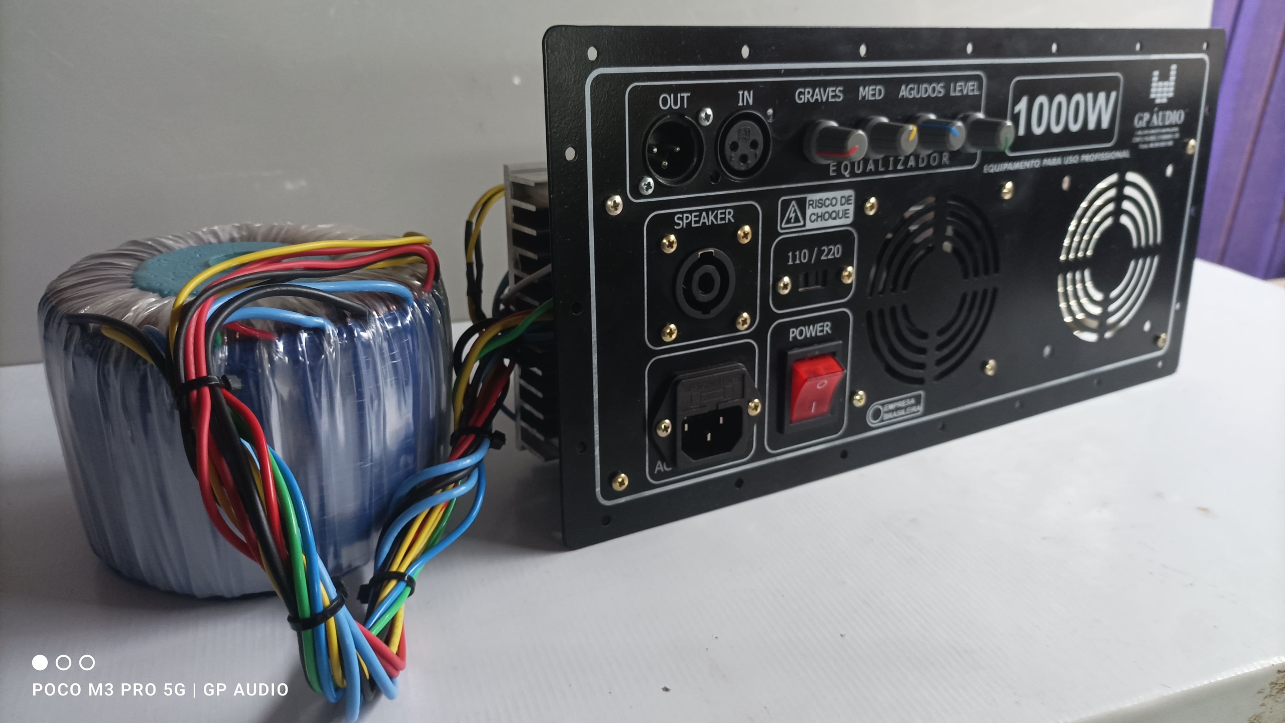 painel de 1000w rms subwoofer - Imagem 2