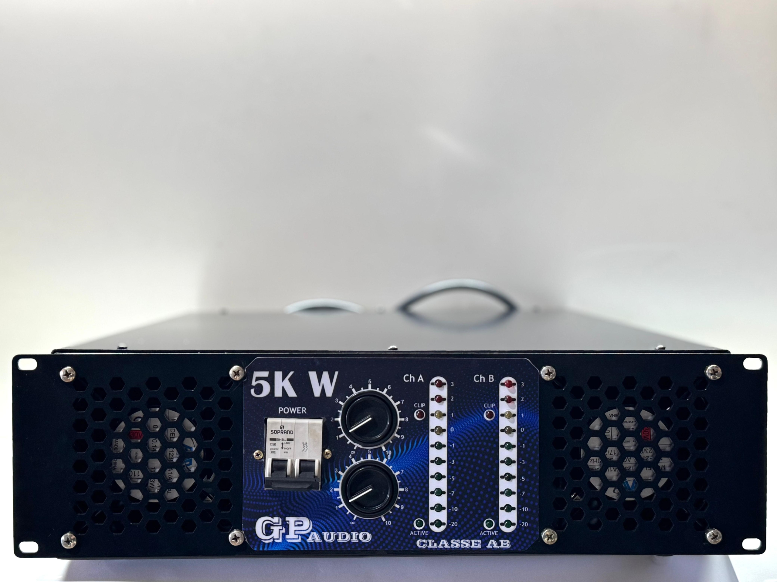 AMPLIFICADOR 5000W ESTÉREO CLASS AB